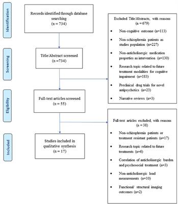 Anticholinergic Burden and Cognitive Performance in Patients With Schizophrenia: A Systematic Literature Review
